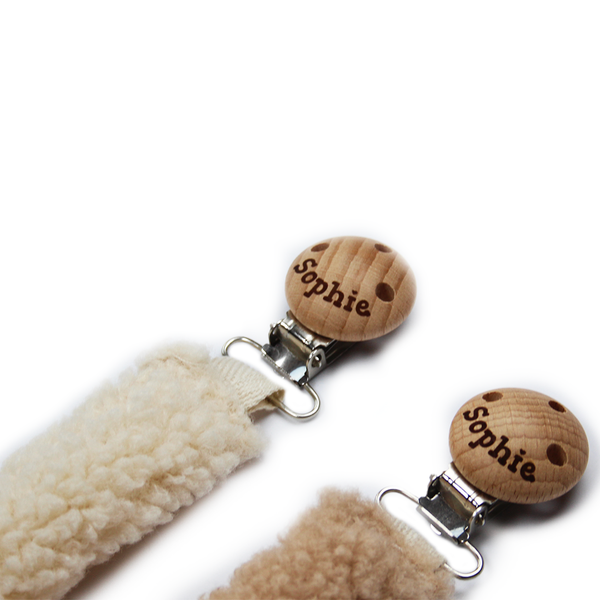 Teddy Schnullerkette mit Namen