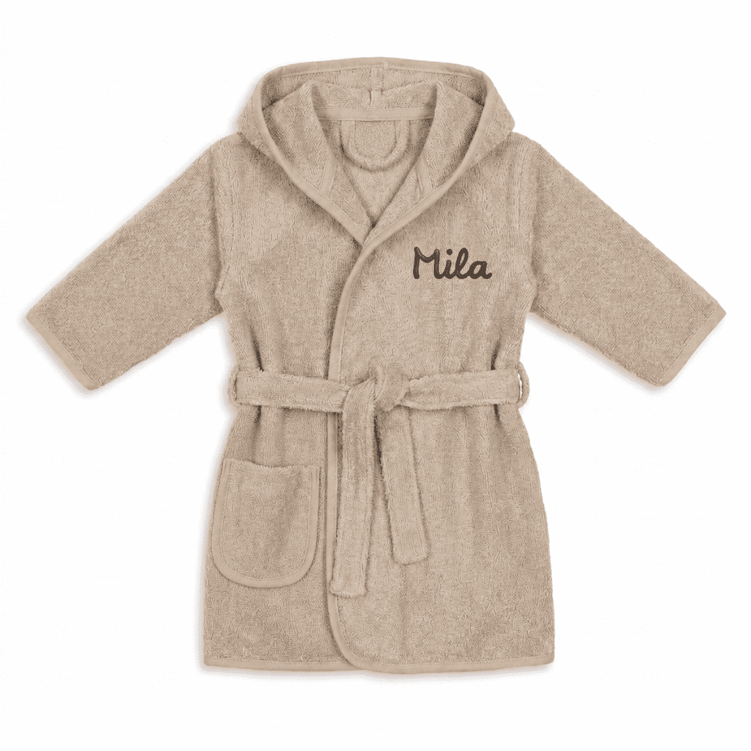 Baby- & Kinderbademantel mit gesticktem Namen