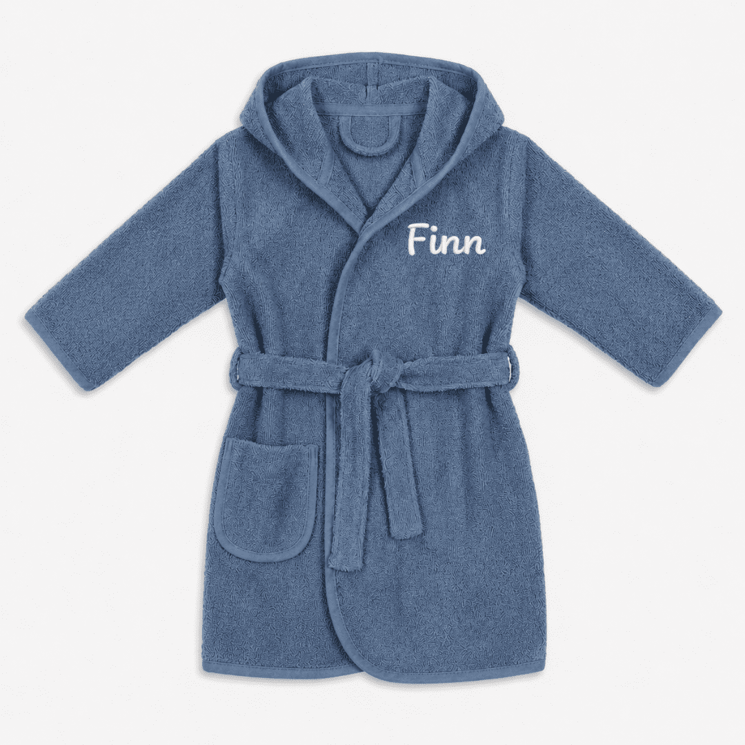 Baby- & Kinderbademantel mit gesticktem Namen