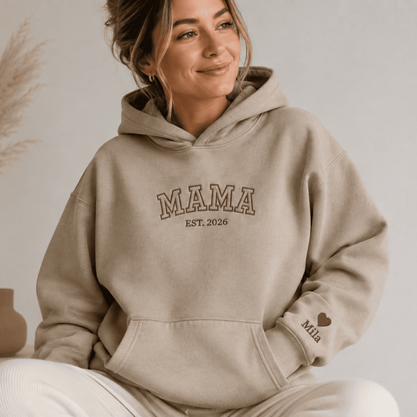 MAMA Hoodie – Gepersonaliseerd met Naam & Geboortejaar