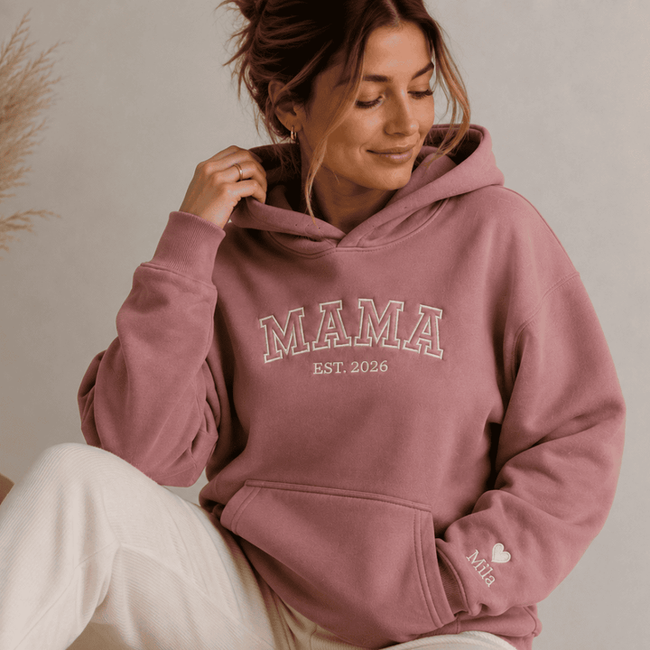 MAMA Hoodie – Gepersonaliseerd met Naam & Geboortejaar