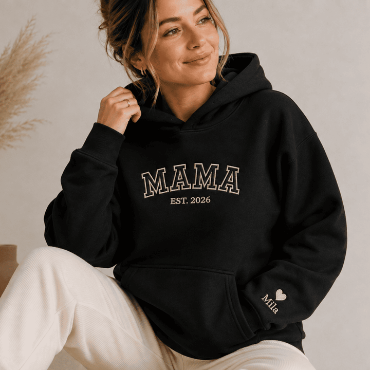 MAMA Hoodie – Gepersonaliseerd met Naam & Geboortejaar