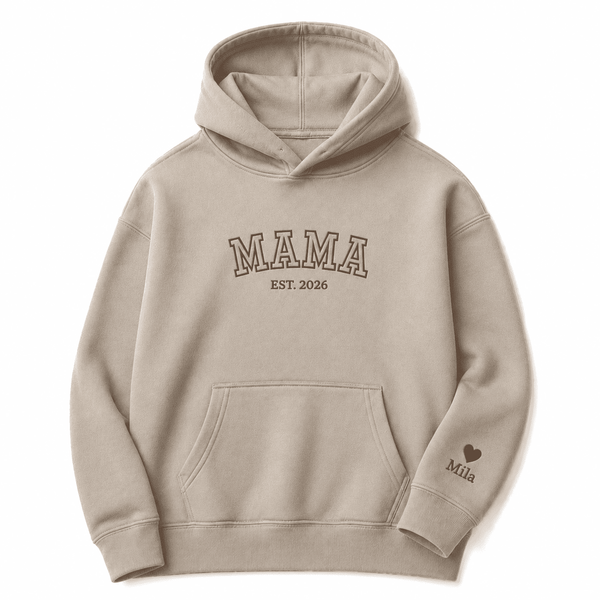 MAMA Hoodie – Gepersonaliseerd met Naam & Geboortejaar