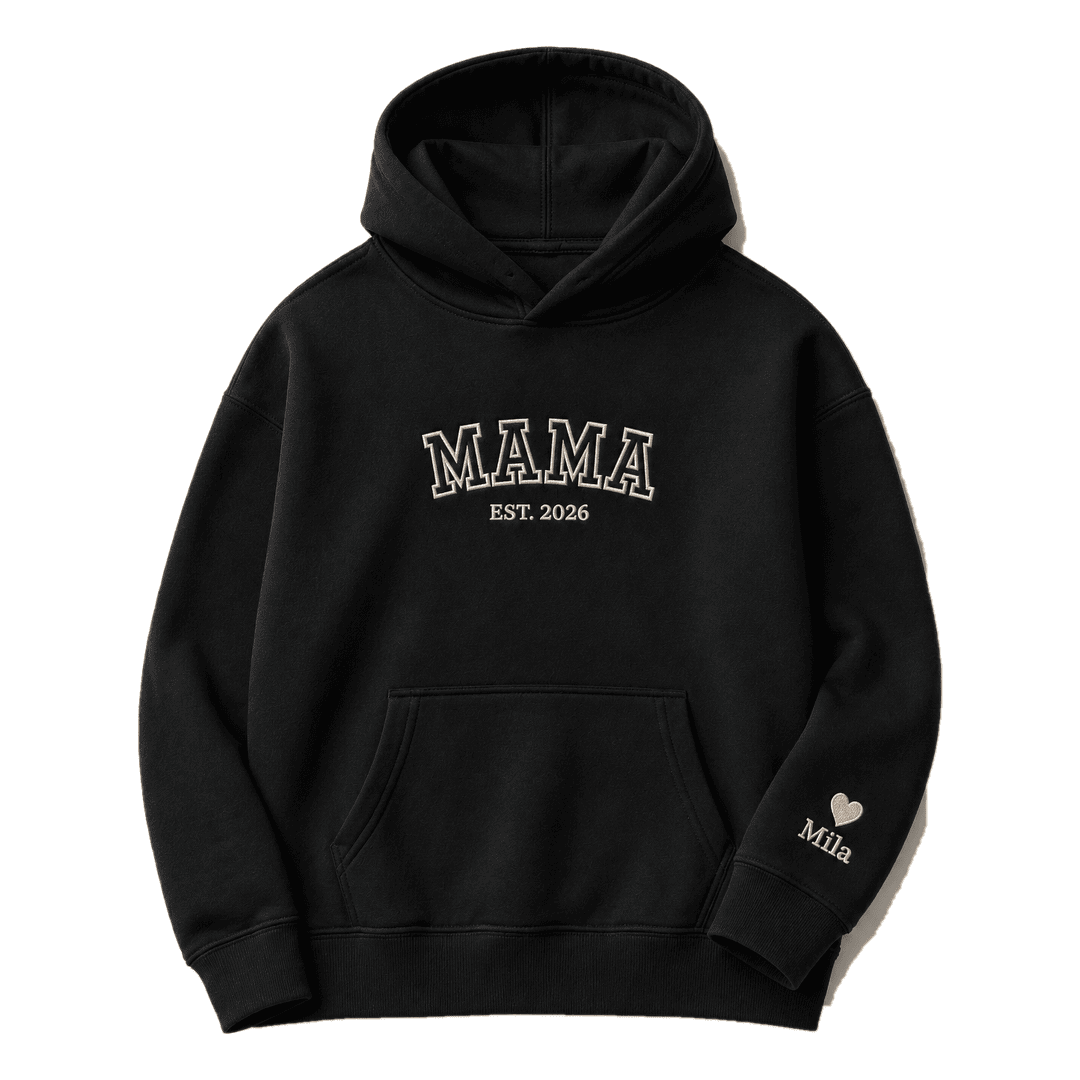 MAMA Hoodie – Gepersonaliseerd met Naam & Geboortejaar