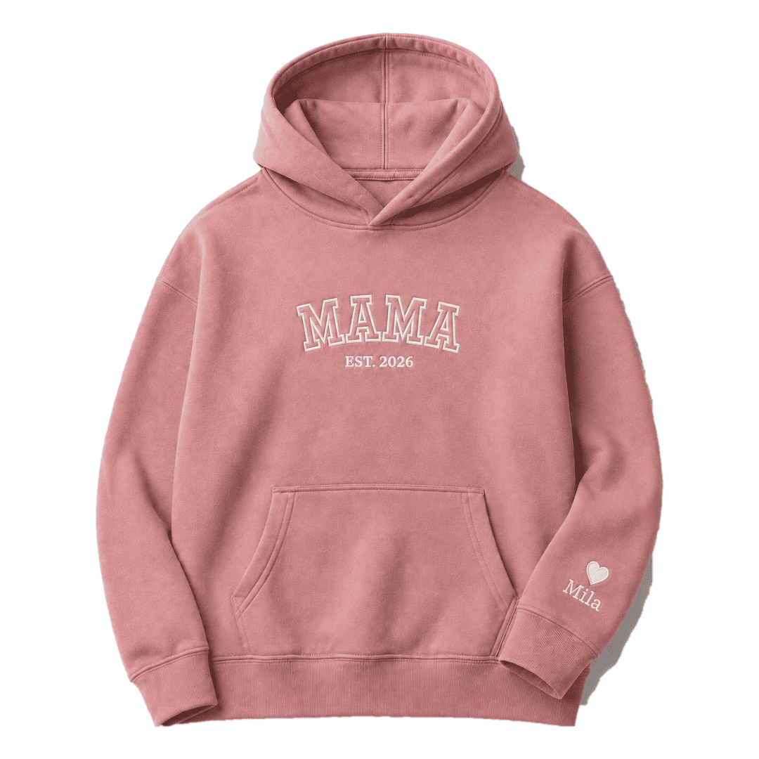 MAMA Hoodie – Gepersonaliseerd met Naam & Geboortejaar